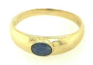 14ct Yellow Gold 0.40ct Sapphire Ring