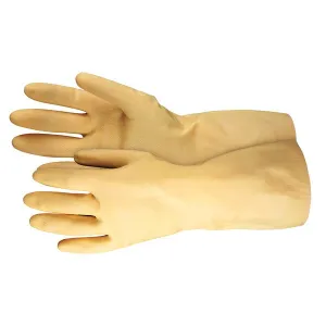 5199E MCR Safety Canners Gloves, X-Large, Latex, Amber, 12 Inch L