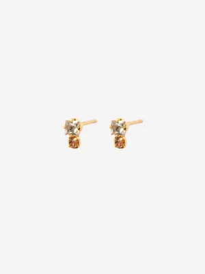 Albin Earrings Champagne/Orange