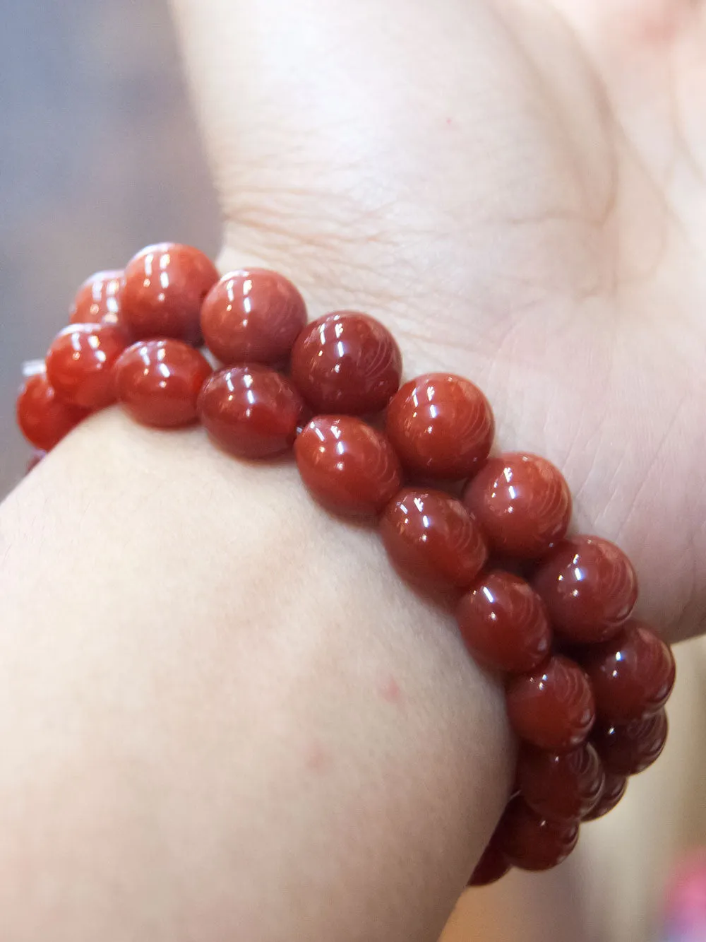 Carnelian Bead Bracelets