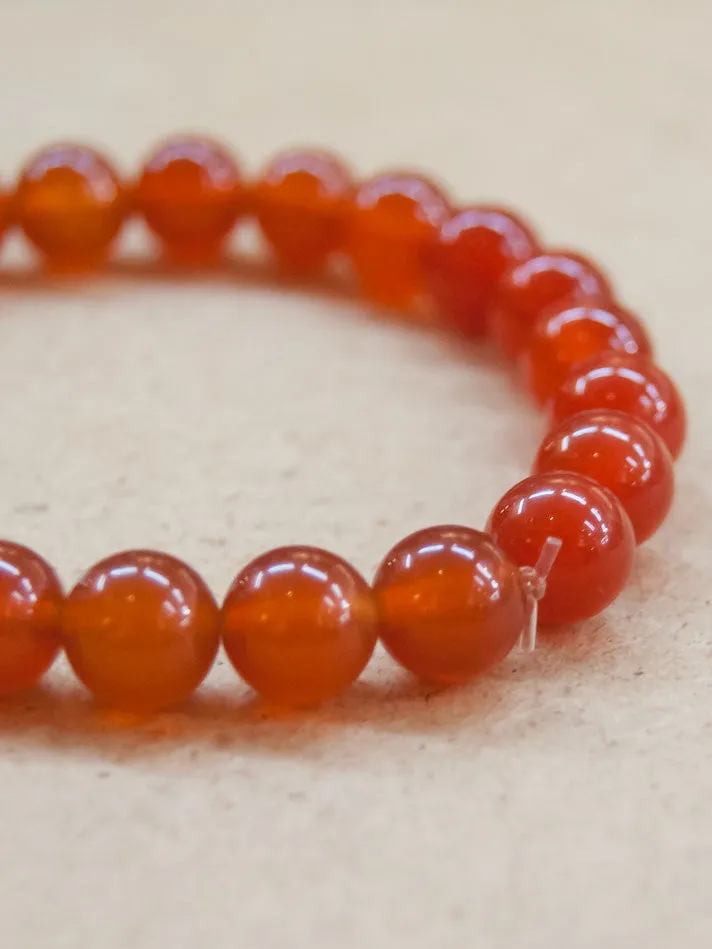 Carnelian Bead Bracelets