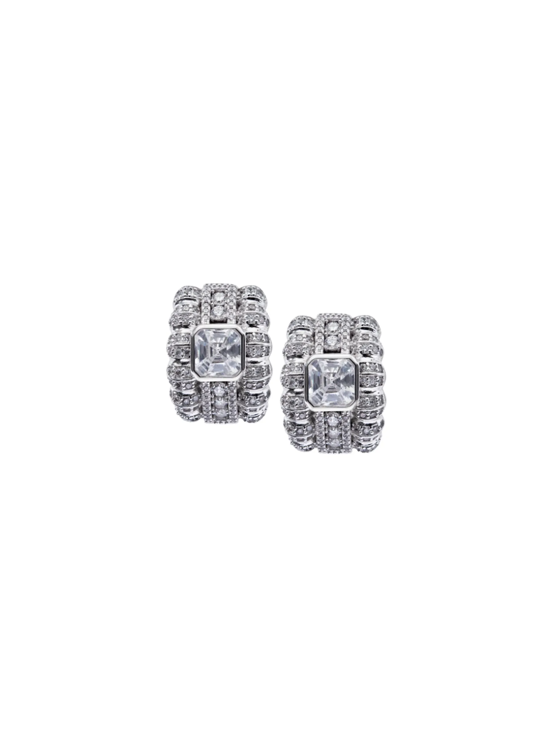 Crawford Asscher Cut Earrings