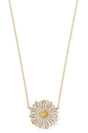 Diamond Daisy Necklace