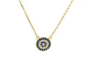 Evil Eye "HERA" Sapphire Necklace