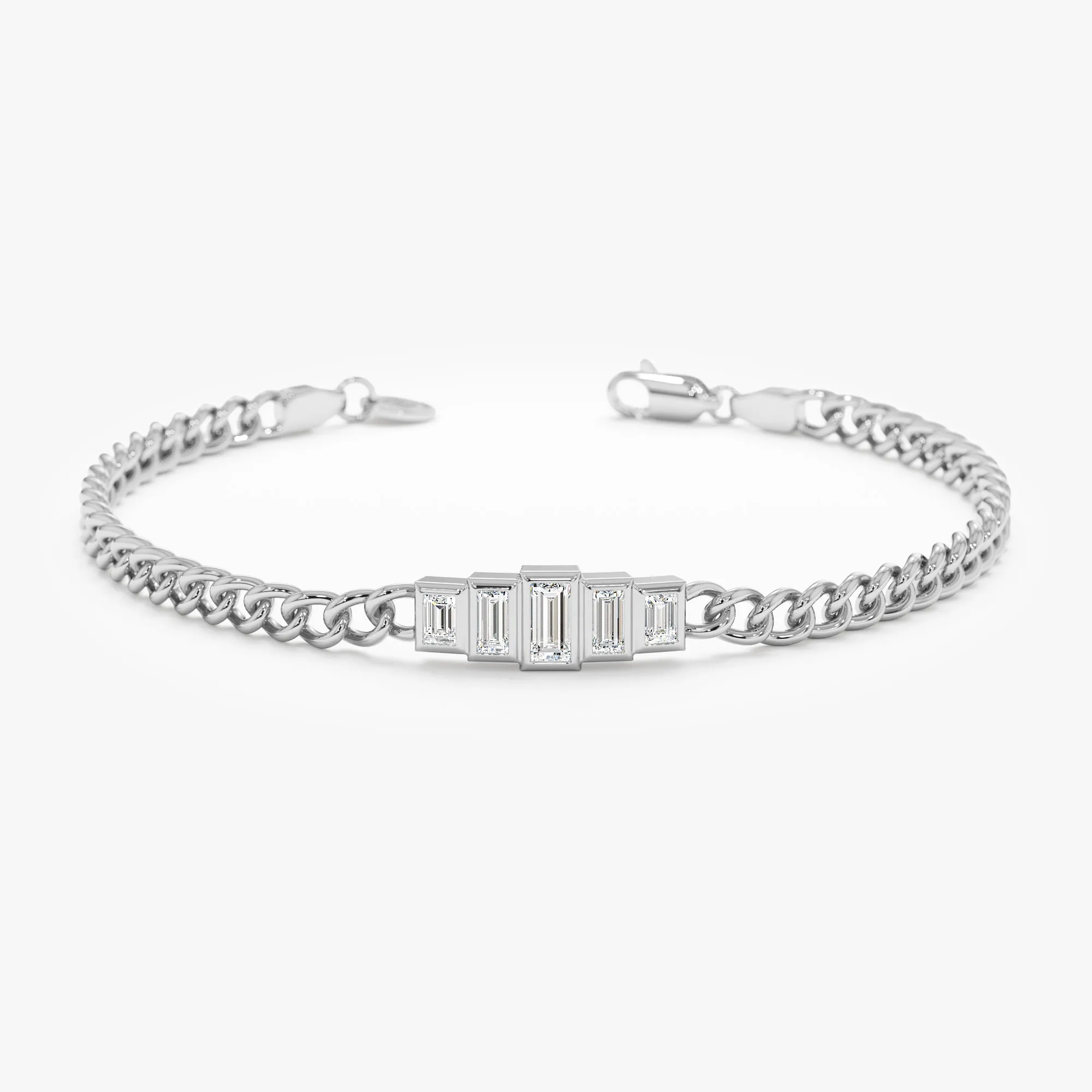 Graduated Diamond Bar Bracelet, Ahava