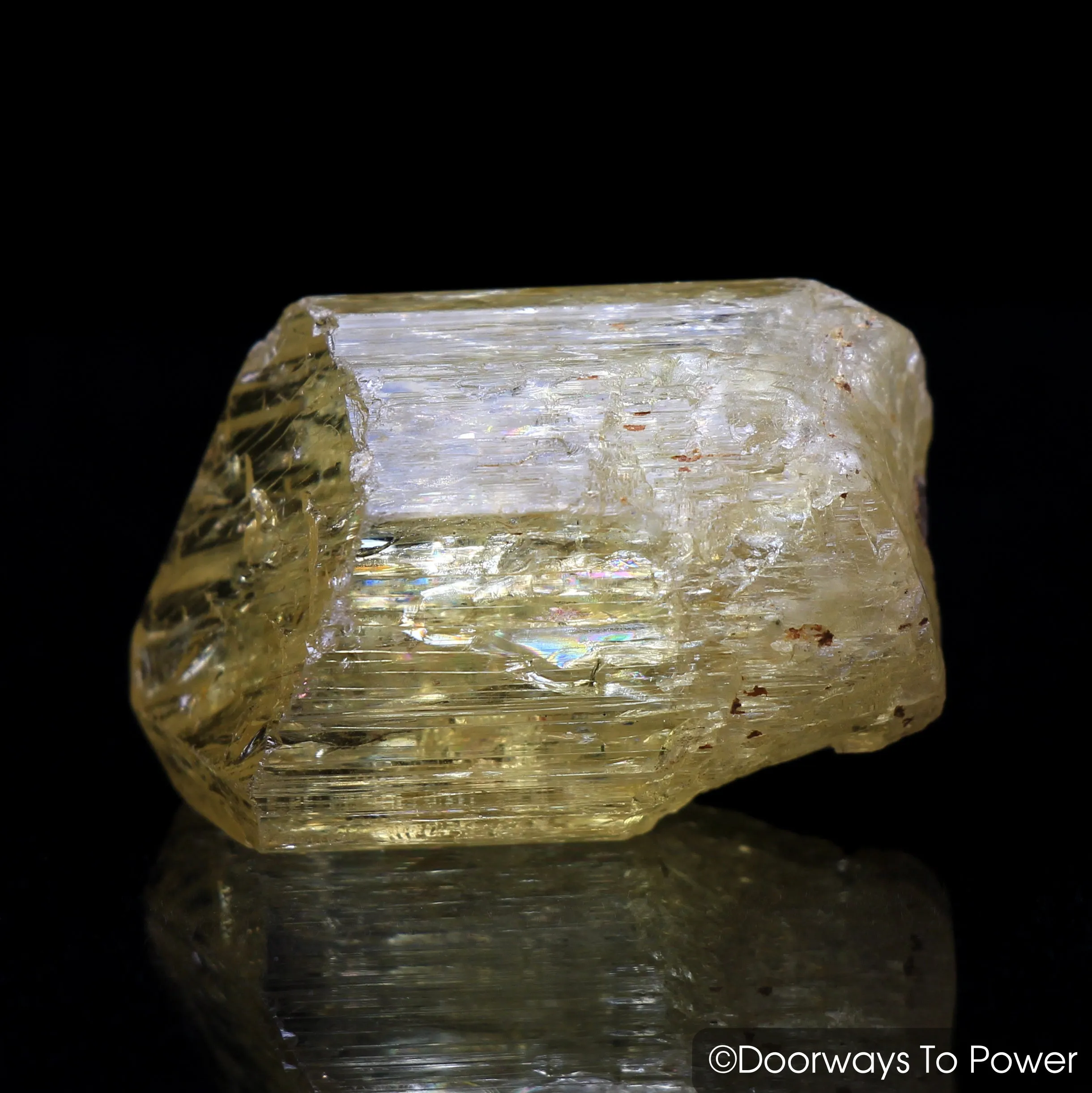 Honey Yellow Scapolite Rare Gemstone Tanzania 'Collectors Quality'