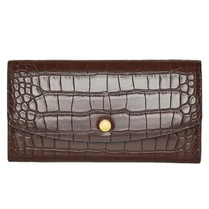 Jasper Conran Amber Large Flap Over Faux Croc Purses