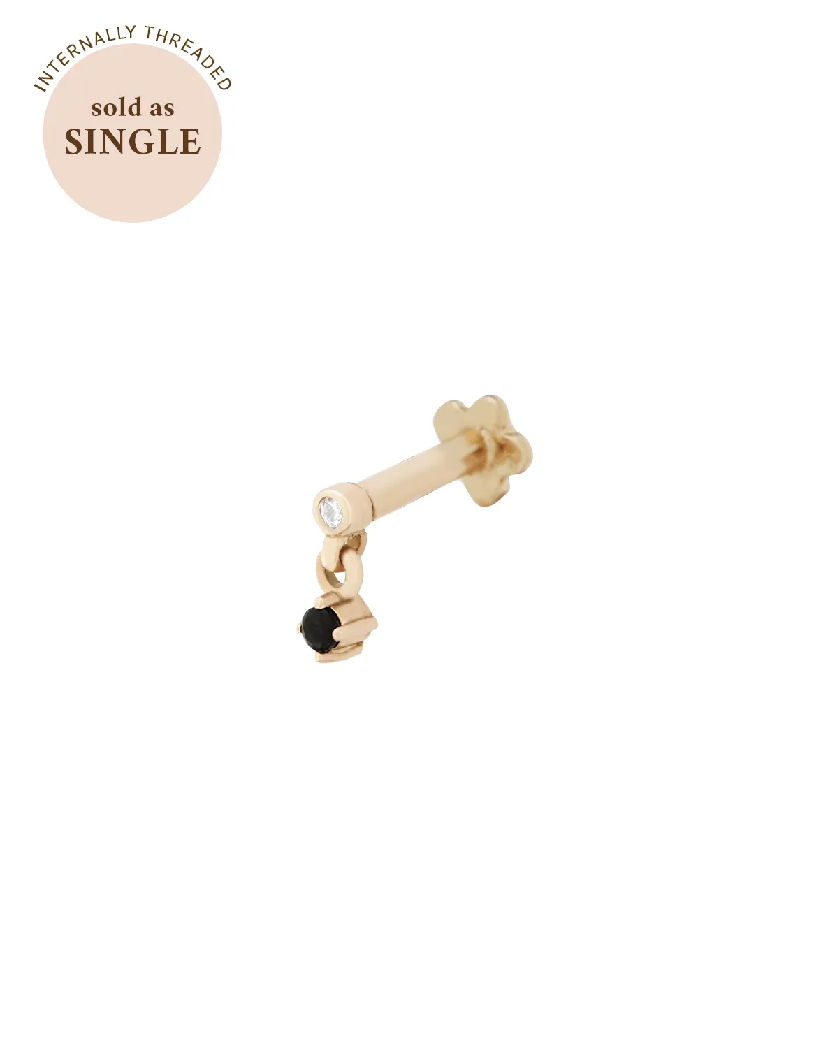 Lisa Tiny Onyx Stud