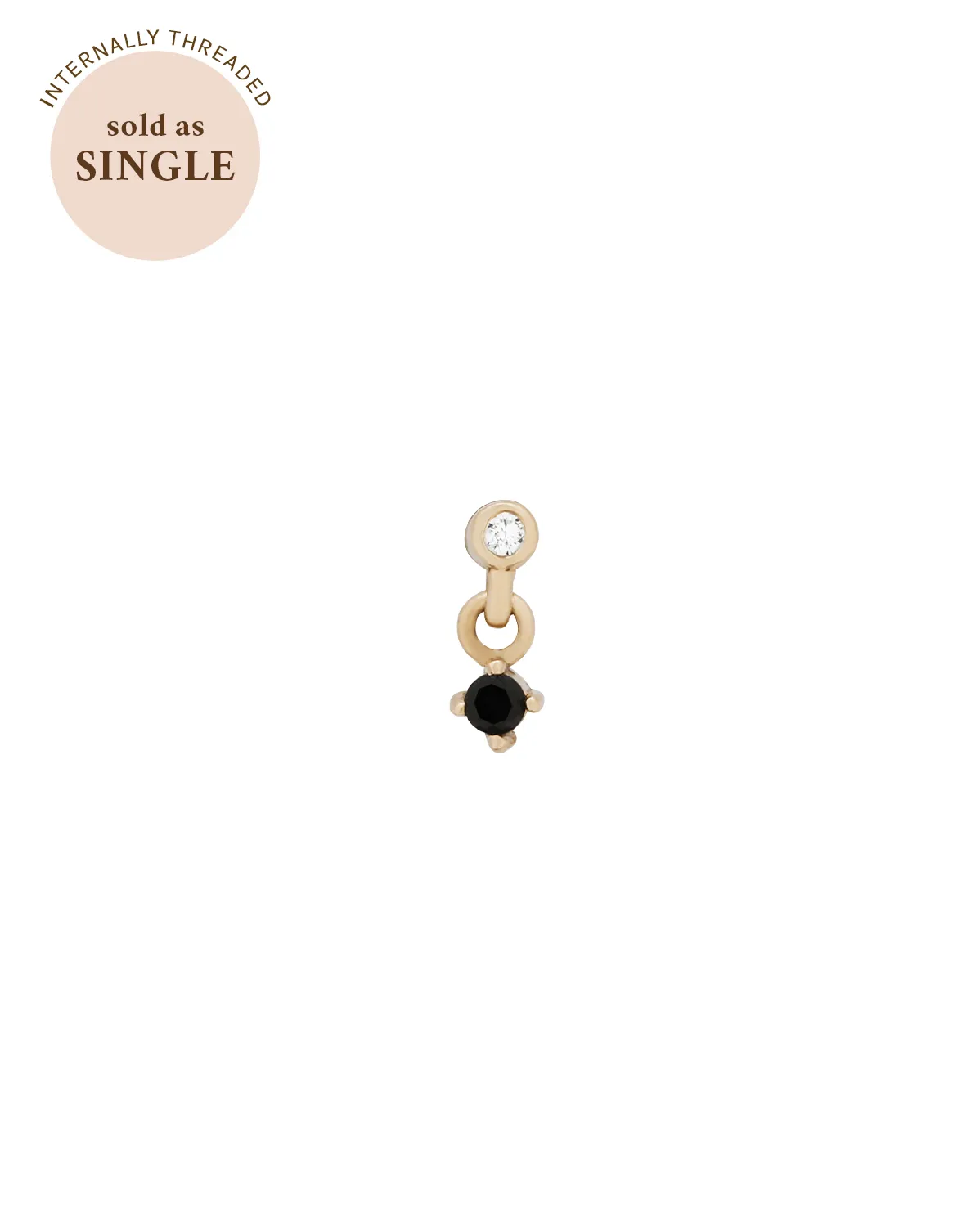 Lisa Tiny Onyx Stud