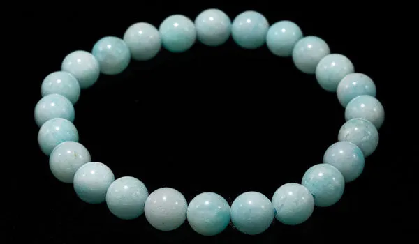 Luxury Peruvian Amazonite Natural Gemstone Bracelet