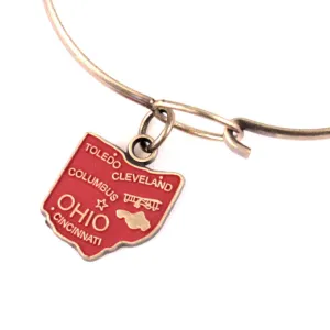 Ohio State Charm Bracelet, Necklace, or Charm only