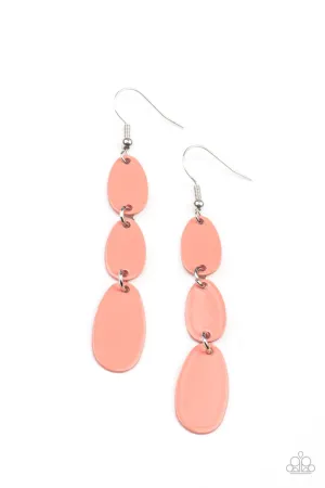 PAPARAZZI Rainbow Drops - Orange EARRINGS