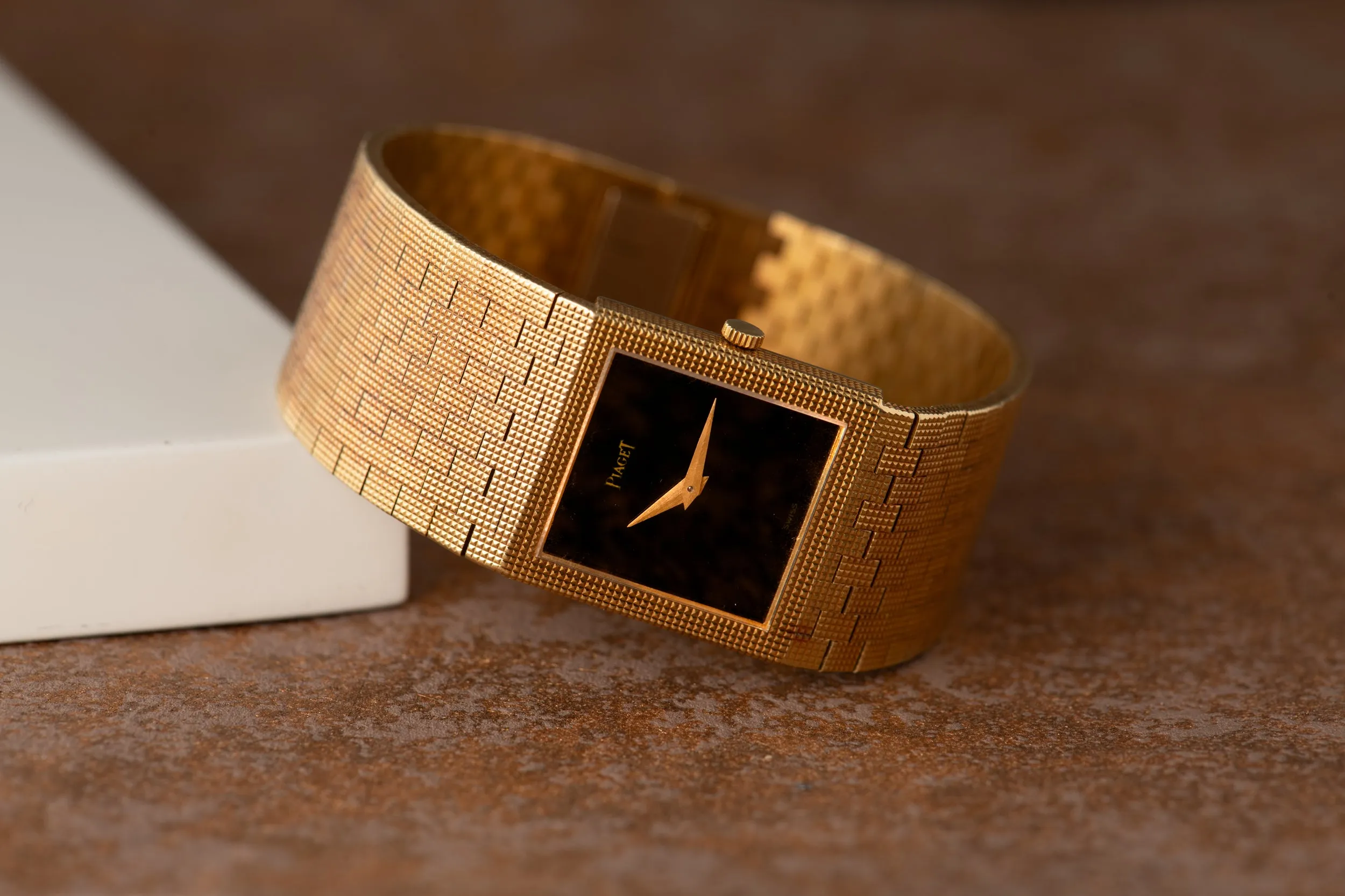 Piaget Yellow Gold 'Onyx' Dress Watch