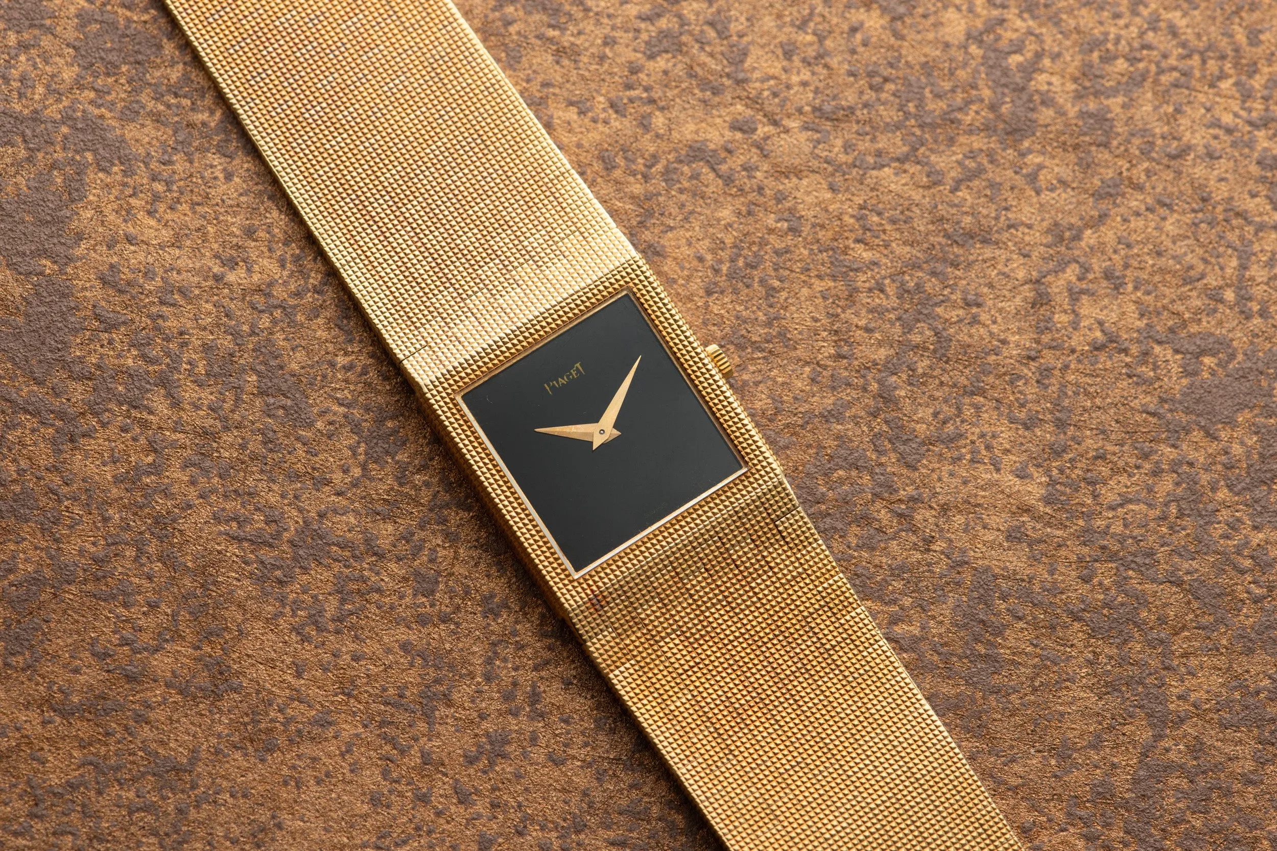 Piaget Yellow Gold 'Onyx' Dress Watch