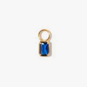 Sapphire Baguette Earrings Charm