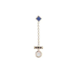 Sapphire Evolution Earring (Single)