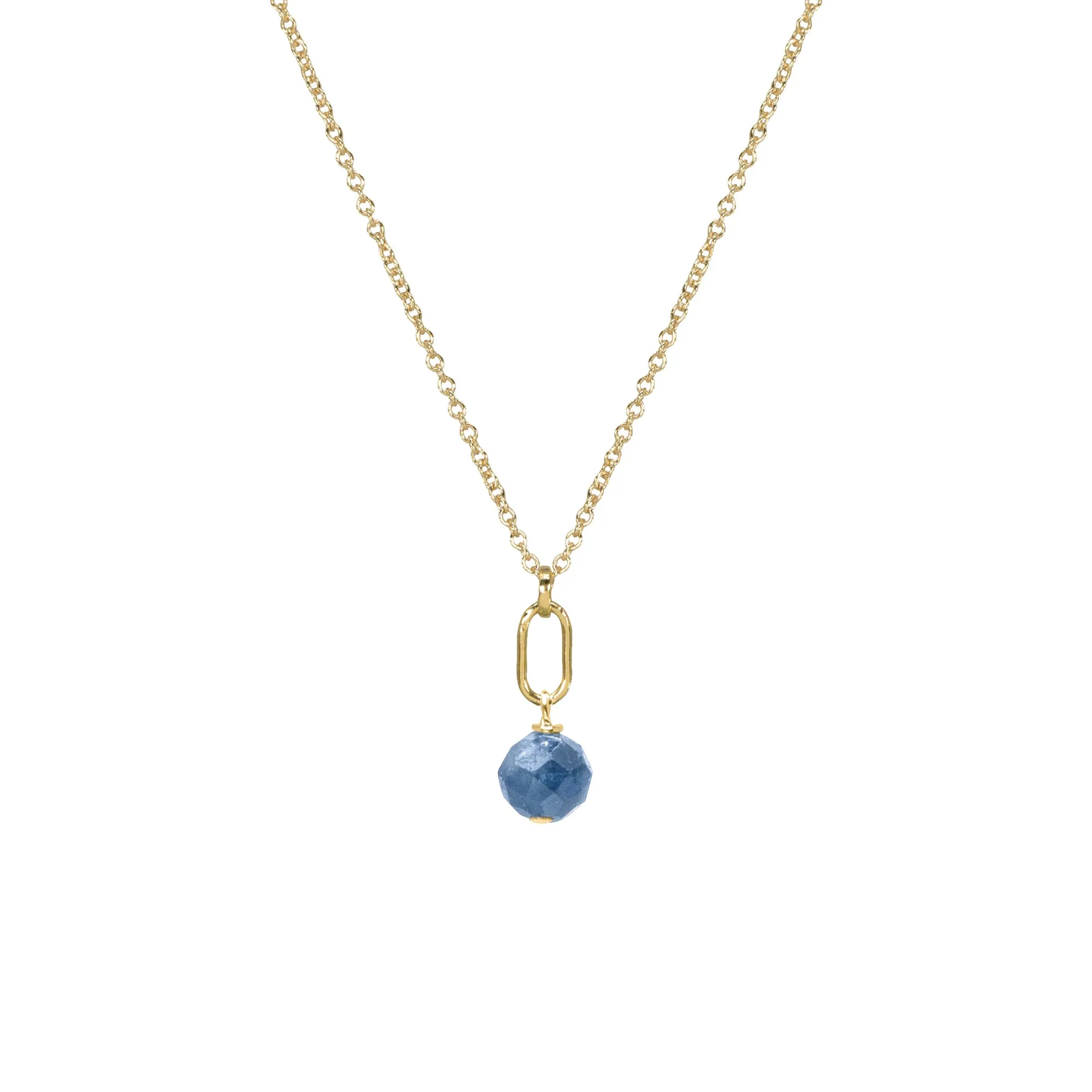 September Birthstone Sapphire Necklace