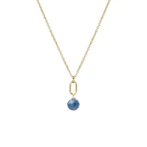 September Birthstone Sapphire Necklace