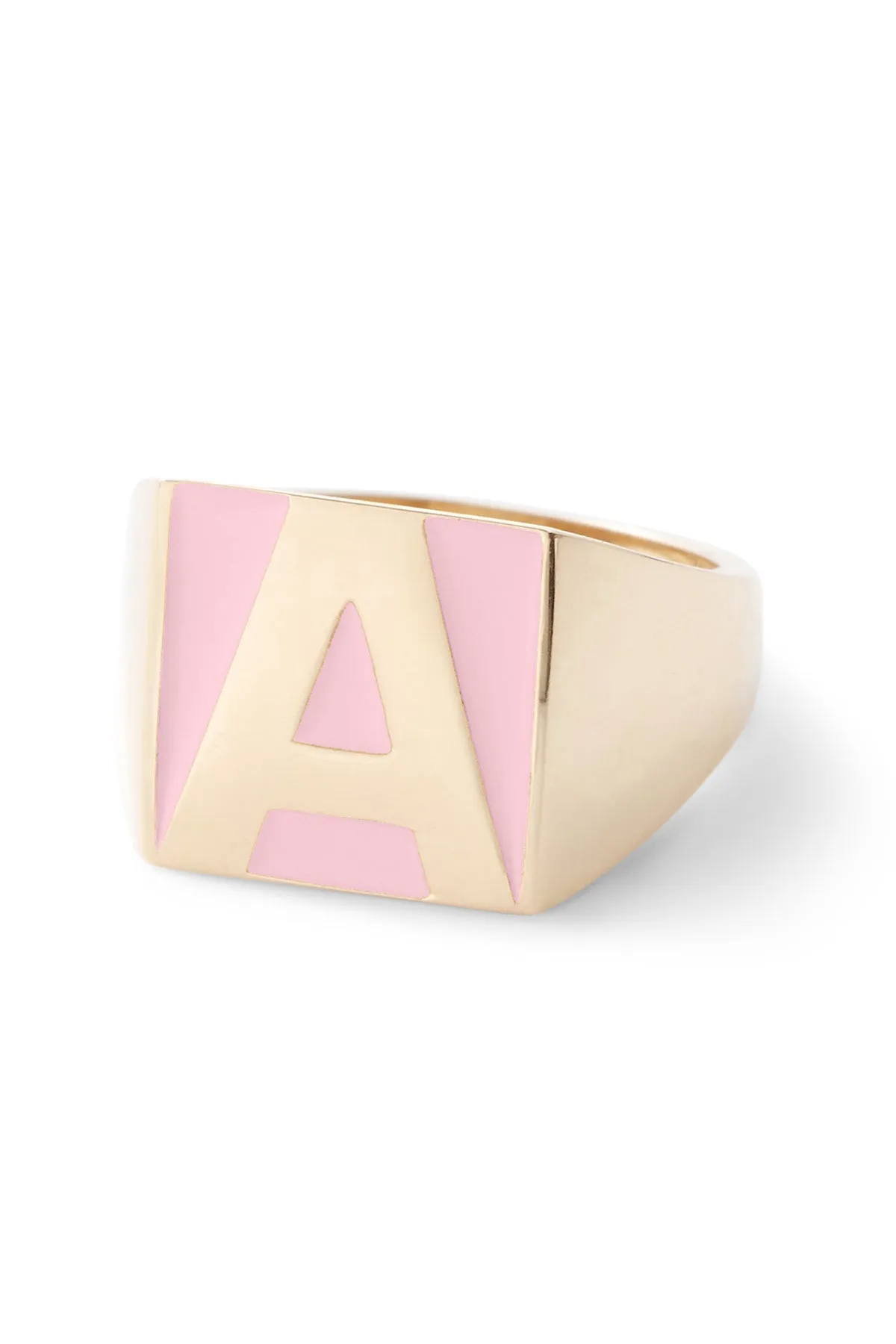 SuperLou Enamel Letter Ring