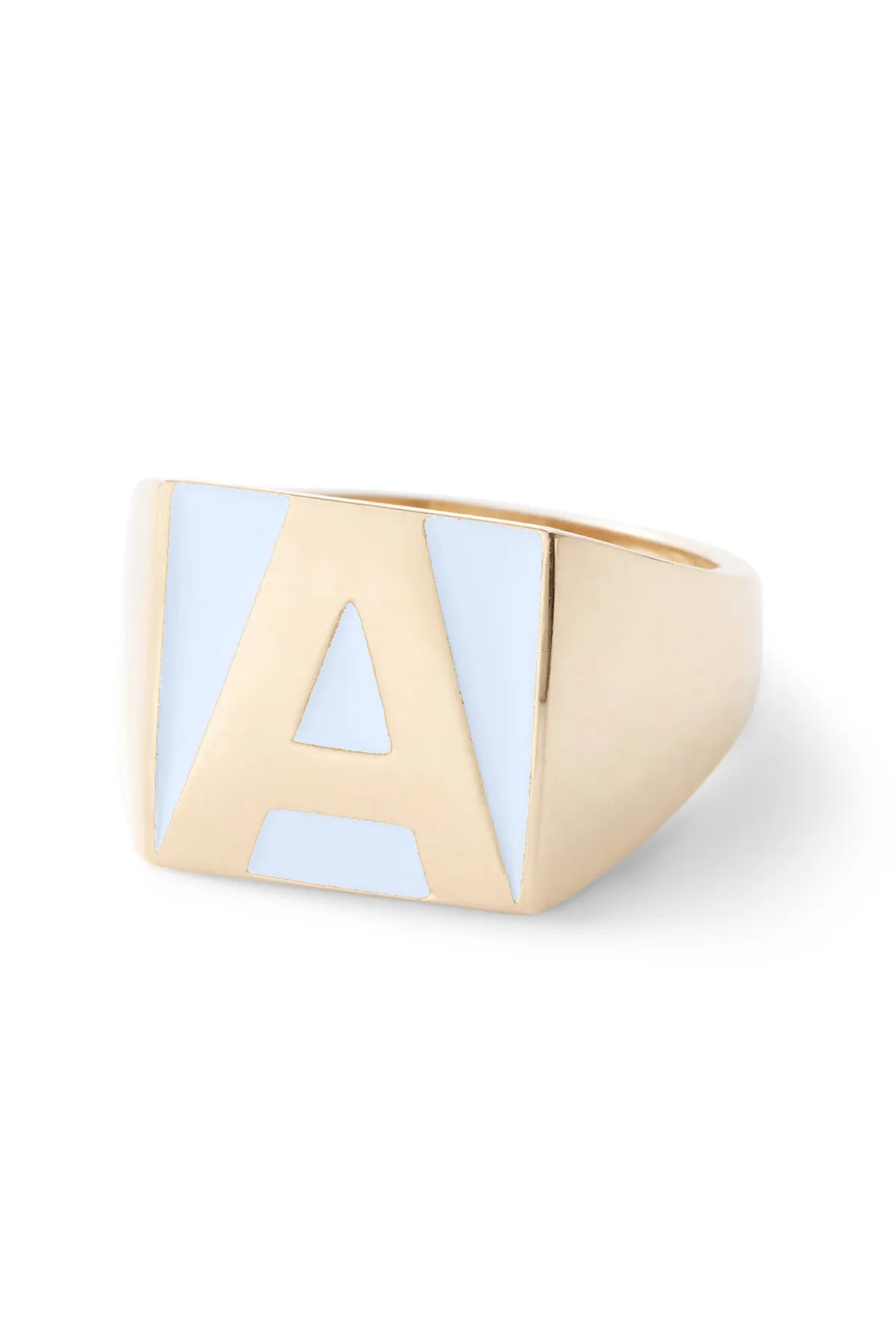 SuperLou Enamel Letter Ring