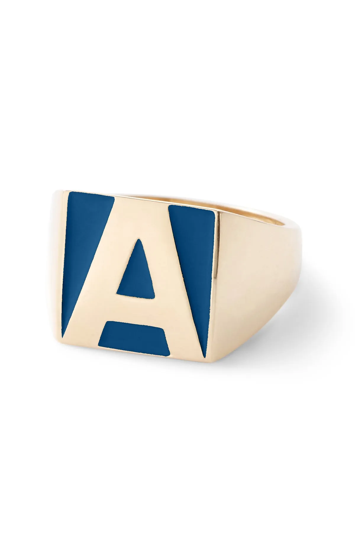 SuperLou Enamel Letter Ring