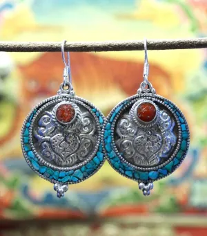 Tibetan Samsara Fish Earrings