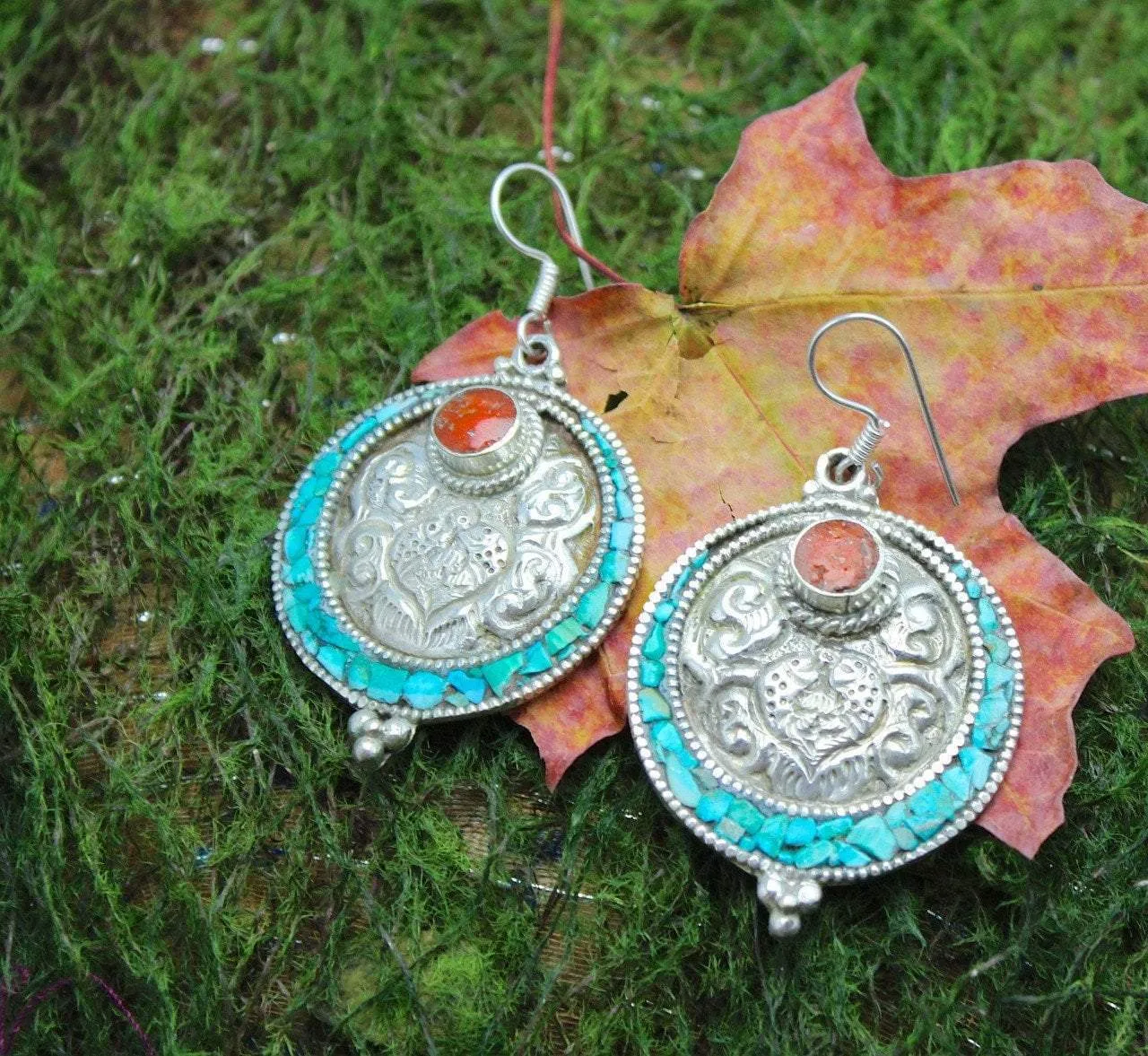 Tibetan Samsara Fish Earrings