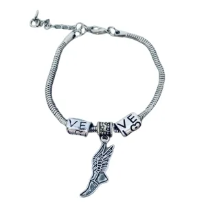 Track and Field Love Charm Bracelet